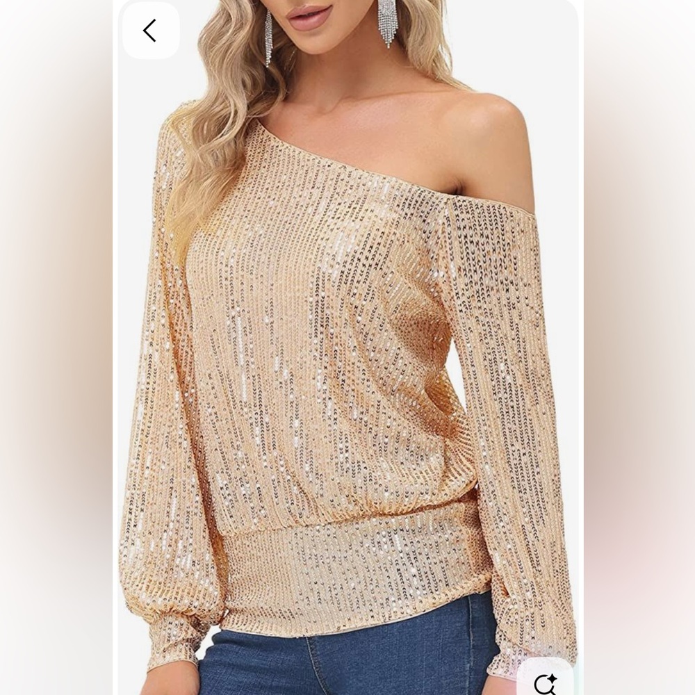 💕3/$25💕 KANCY KOLE Sparkly Sequin Top